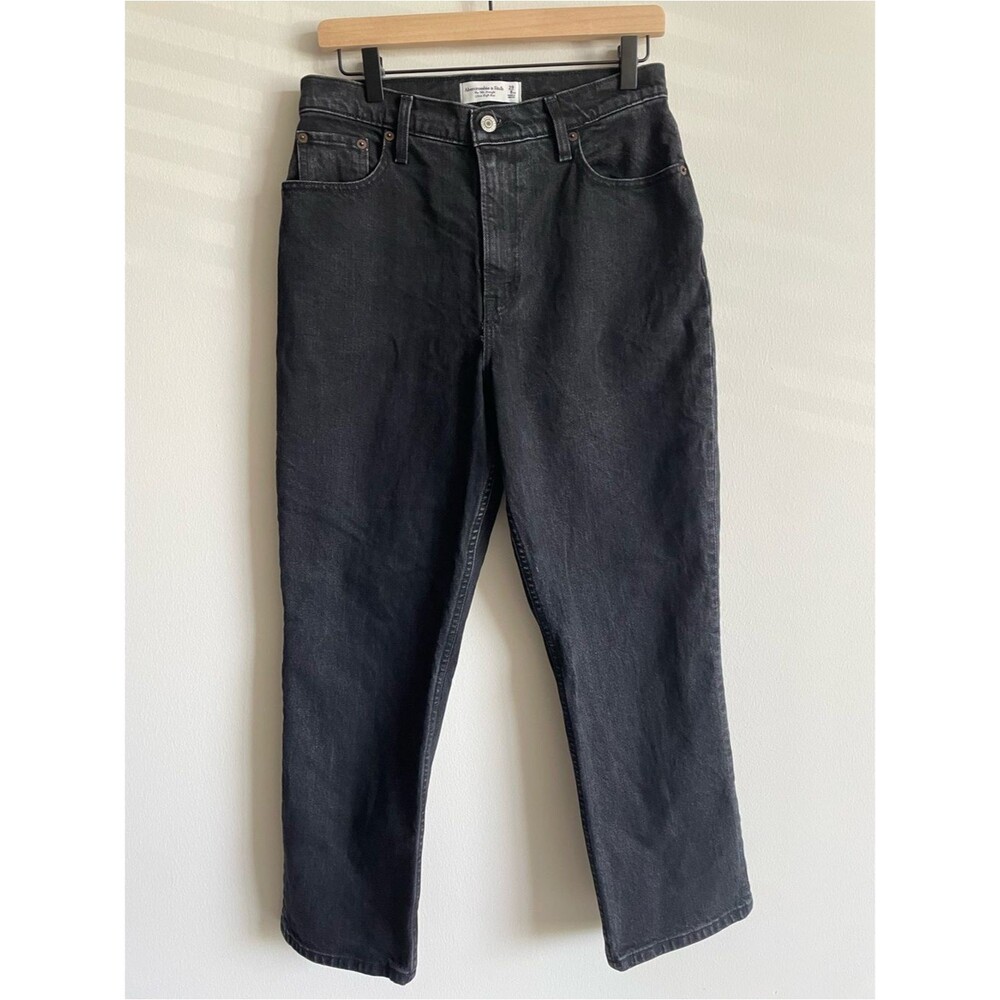 Abercrombie & Fitch the 90s straight ultra high rise jeans curve love 29 xshort